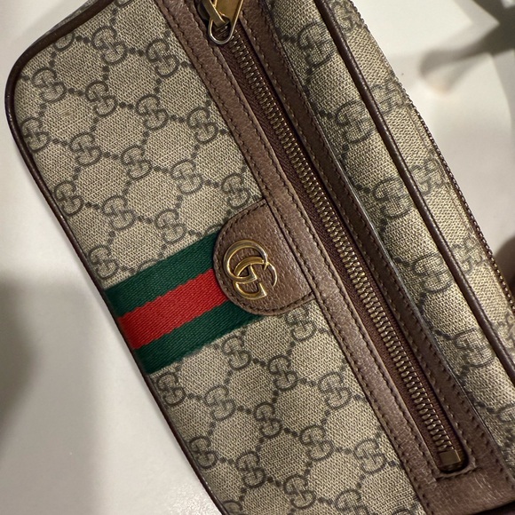 GUARANTEED AUTHENTIC*** Gucci Ophidia Belt Bag GG Coated Canvas - Picture 4 of 8